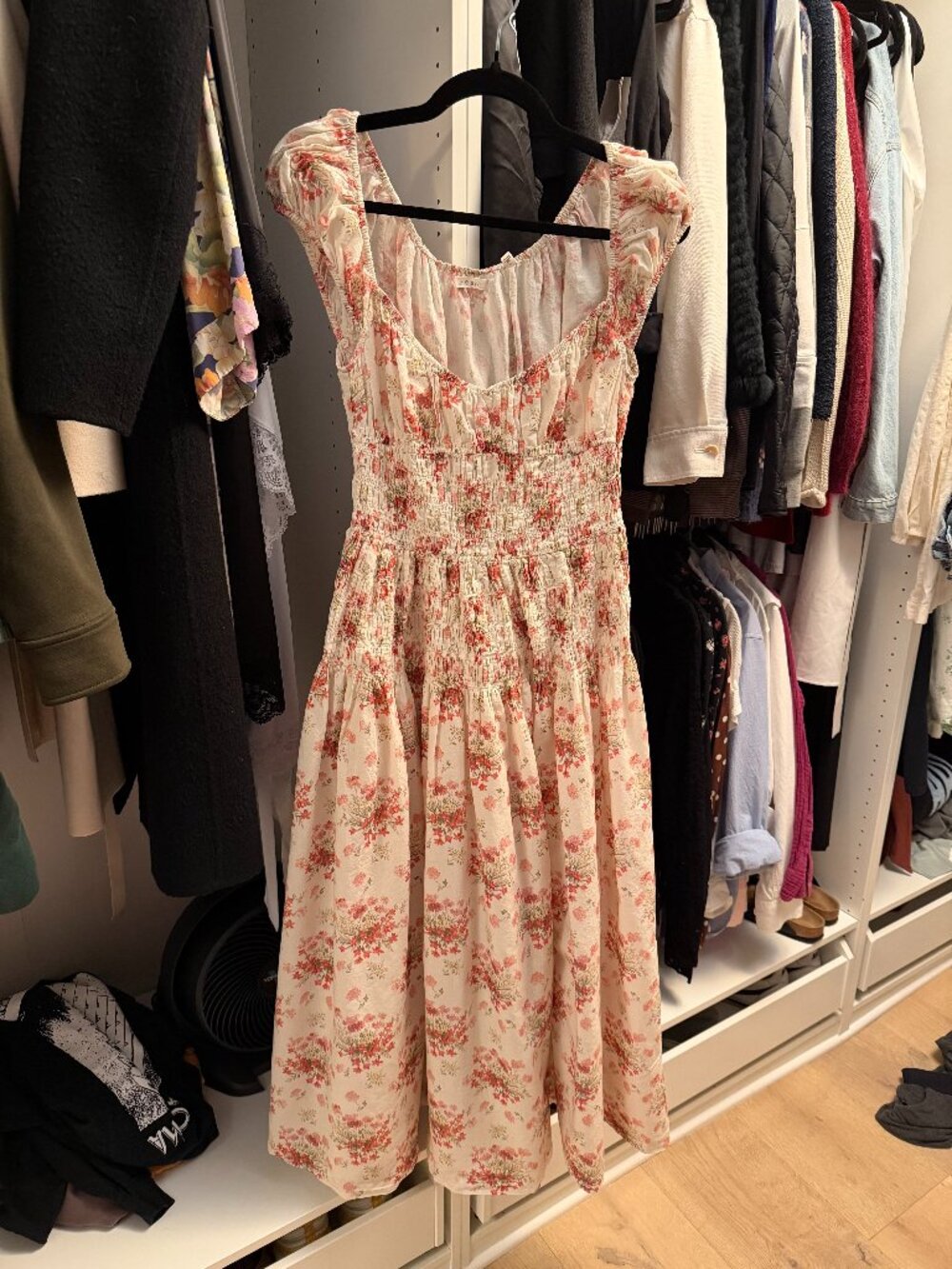Brand new M Doen Quinette Dress - Ivory Lantana Floral - Worn Once